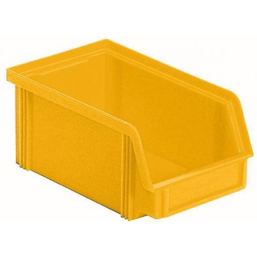 974314 skladový box vhodné pro potraviny (š x v x h) 100 x 77 x 170 mm žlutá 40 ks