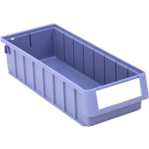 525011 regálová krabice vhodné pro potraviny (š x v x h) 156 x 90 x 400 mm modrá 12 ks