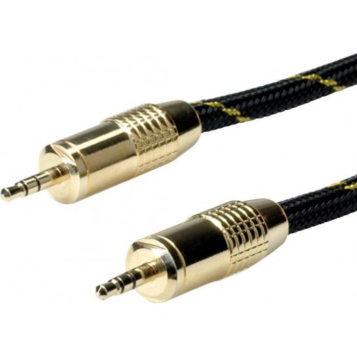 Roline 11.09.4289 jack audio kabel [1x jack zástrčka 3,5 mm - 1x jack zástrčka 3,5 mm] 10.00 m vícebarevná stíněný