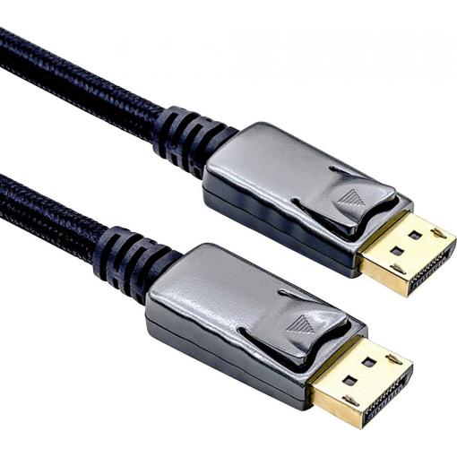 Roline DisplayPort kabel Konektor DisplayPort, Konektor DisplayPort 1.50 m černá 11.04.5886 stíněný Kabel DisplayPort