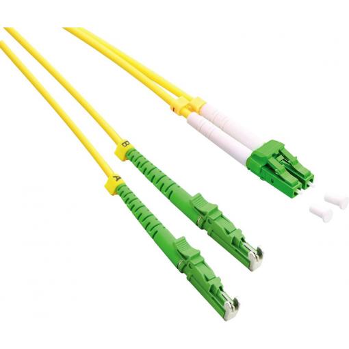 Roline 21.15.9480 optické vlákno optické vlákno kabel 0.50 m žlutá [1x konektor LSH - 1x zástrčka LC] 9/125 µ Singlemode OS2