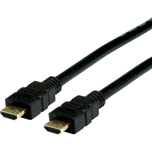 Value HDMI kabel Zástrčka HDMI-A, Zástrčka HDMI-A 2.00 m černá 11.99.5692 4K UHD HDMI kabel