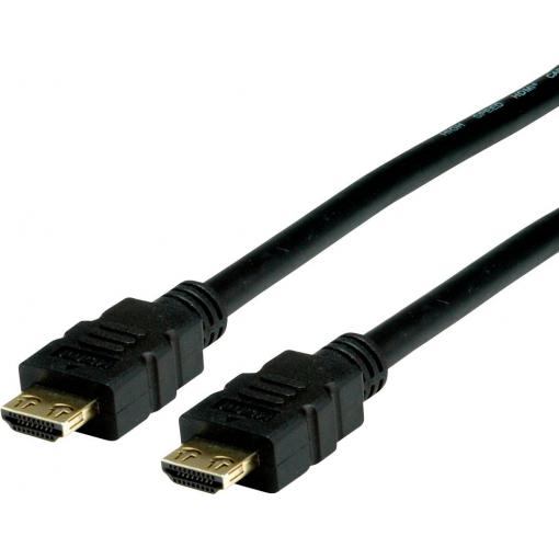 Value HDMI kabel Zástrčka HDMI-A, Zástrčka HDMI-A 5.00 m černá 11.99.5694 4K UHD HDMI kabel