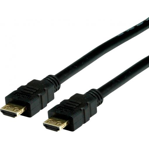 Value HDMI kabel Zástrčka HDMI-A, Zástrčka HDMI-A 3.00 m černá 11.99.5693 4K UHD HDMI kabel
