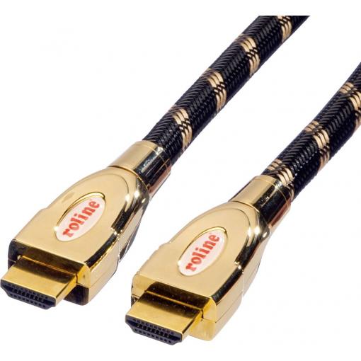 Roline HDMI kabel Zástrčka HDMI-A, Zástrčka HDMI-A 5.00 m vícebarevná 11.04.5693 4K UHD HDMI kabel
