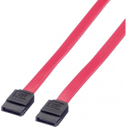 Value PC kabel [1x SATA zástrčka 7-pólová - 1x SATA zástrčka 7-pólová] 0.50 m červená (jasná)