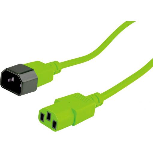 Roline 19.08.1528 napájecí kabel zelená 0.80 m