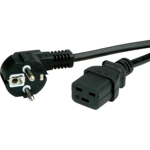 Value 19.99.1553 napájecí kabel černá 3.00 m