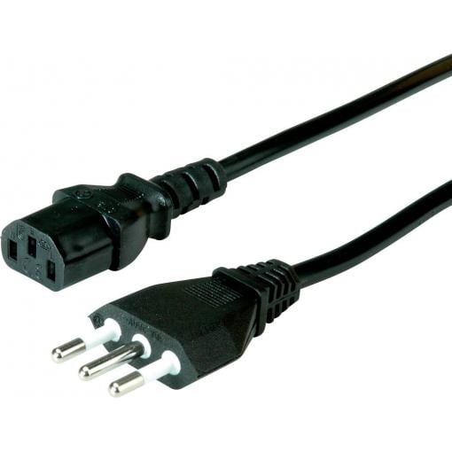 Value 19.99.2072 napájecí kabel černá 1.80 m
