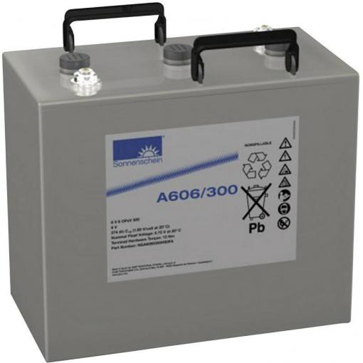GNB Sonnenschein 6V 6 OPzV 300 NGA6060300HS0FA olověný akumulátor 6 V 274 Ah olověná gelová (š x v x h) 381 x 358 x 204 mm šroubované M8 bezúdržbové
