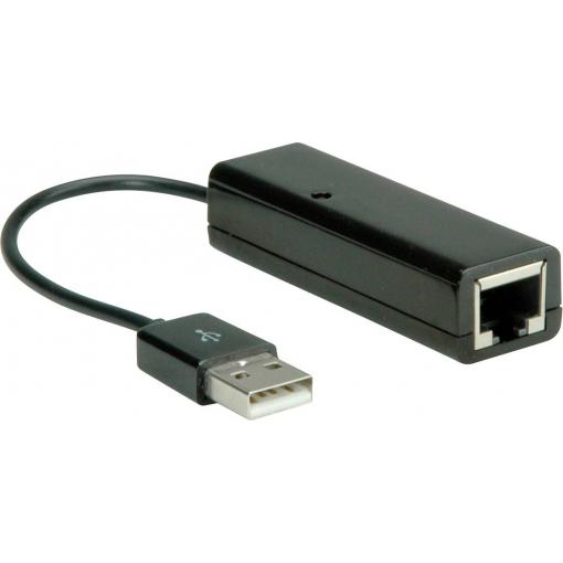 Value USB 2.0 konvertor [1x USB 2.0 zástrčka A - 1x RJ45 zásuvka] 0 mm
