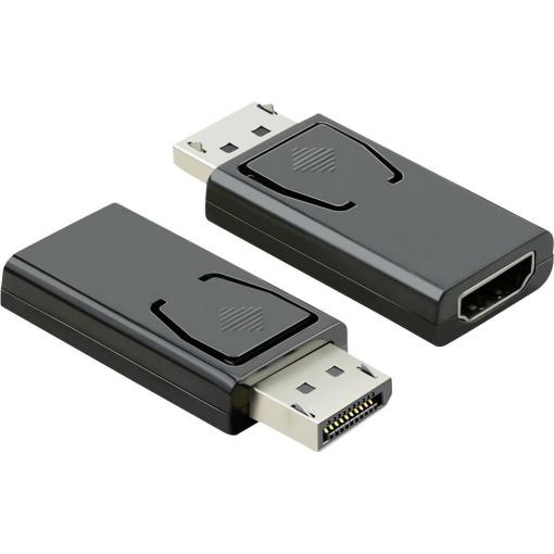 Value 12.99.3158 DisplayPort / HDMI adaptér [1x zástrčka DisplayPort - 1x HDMI zásuvka] černá 0 mm
