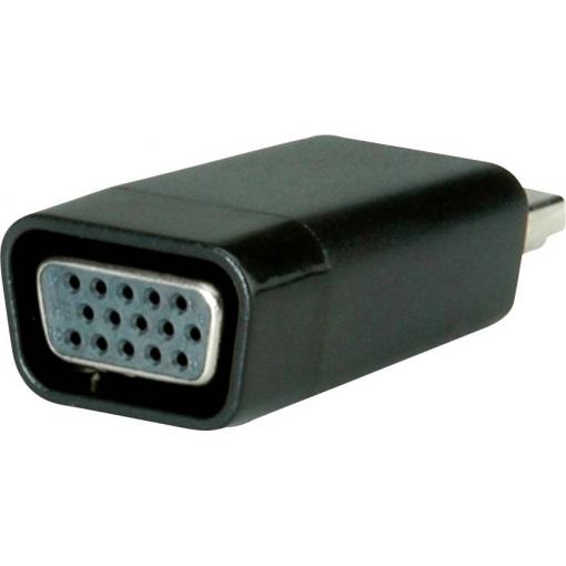 Value 12.99.3113 HDMI adaptér [1x HDMI zástrčka - 1x VGA zásuvka] černá 0 mm