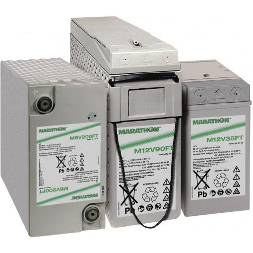 GNB Marathon EXIM6V200FT NAMF060200HM0FB olověný akumulátor 6 V 200 Ah olověný se skelným rounem (š x v x h) 132 x 250 x 361 mm šroubované M6 bezúdržbové