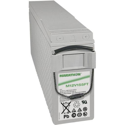 GNB Marathon EXIM12V155FT NAMF120155HM0FB olověný akumulátor 12 V 150 Ah olověný se skelným rounem (š x v x h) 124 x 283 x 559 mm šroubované M6 bezúdržbové