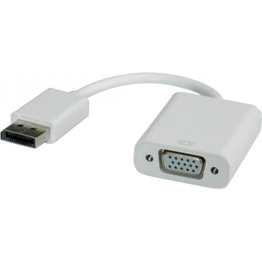 Roline DisplayPort / VGA kabelový adaptér Konektor DisplayPort, VGA pólové zásuvka 0.15 m šedá 12.03.3135 Kabel DisplayPort