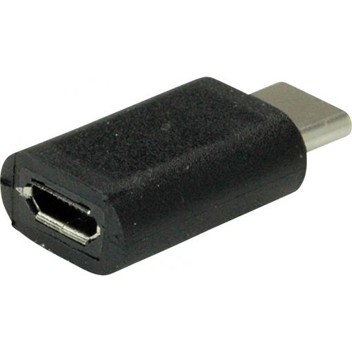 Value USB 2.0 adaptér [1x USB-C® zástrčka - 1x micro USB 2.0 zásuvka B] 0 mm