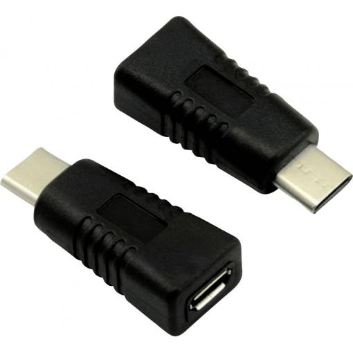 Value USB 2.0 adaptér [1x USB-C® zástrčka - 1x micro USB 2.0 zásuvka B] 0 mm