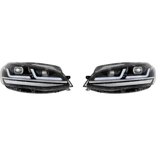 OSRAM LEDHL109-BK LHD LEDriving® Black Edition přední reflektor, dálkový světlomet, světla pro denní svícení VW Volkswagen Golf
