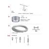 Paulmann Sheela 94136 základní lankový systém GU5.3 50 W LED chrom (matný), opálová