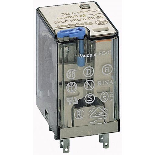 Finder 55.32.9.024.5040, 55.32.9.024.5040-10 zátěžové relé, monostabilní, 1 cívka, 250 V/AC, 10 A, 10 ks