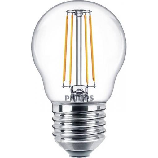 Philips LED 34732800 LED Energetická třída (EEK2021) F (A - G) E27 kapkový tvar 4.3 W = 40 W teplá bílá (Ø x d) 45 mm x 80 mm 1 ks