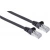 Intellinet 318778 RJ45 síťové kabely, propojovací kabely CAT 6A S/FTP 1.50 m černá fóliové stínění, stínění pletivem, bez halogenů 1 ks