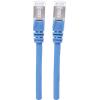 Intellinet 350792 RJ45 síťové kabely, propojovací kabely CAT 6A S/FTP 15.00 m modrá fóliové stínění, stínění pletivem, bez halogenů 1 ks