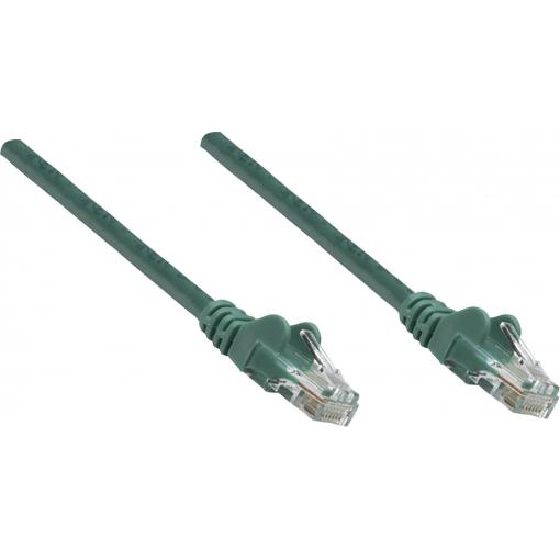 Intellinet 730815 RJ45 síťové kabely, propojovací kabely CAT 6 U/UTP 0.25 m zelená 1 ks