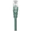 Intellinet 737043 RJ45 síťové kabely, propojovací kabely CAT 6A S/FTP 0.25 m zelená jednoduché stínění, kompletní stínění, bez halogenů 1 ks