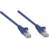 Intellinet 350730 RJ45 síťové kabely, propojovací kabely CAT 6A S/FTP 1.00 m modrá jednoduché stínění, kompletní stínění, bez halogenů 1 ks
