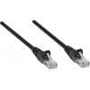 Intellinet 318754 RJ45 síťové kabely, propojovací kabely CAT 6A S/FTP 0.50 m černá jednoduché stínění, kompletní stínění, bez halogenů 1 ks
