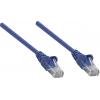Intellinet 739931 RJ45 síťové kabely, propojovací kabely CAT 6 U/UTP 0.25 m modrá 1 ks