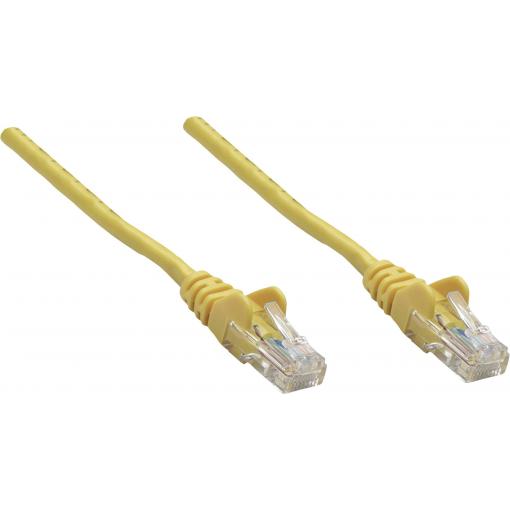 Intellinet 730808 RJ45 síťové kabely, propojovací kabely CAT 6 U/UTP 0.25 m žlutá 1 ks