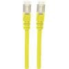 Intellinet 737104 RJ45 síťové kabely, propojovací kabely CAT 6A S/FTP 20.00 m žlutá fóliové stínění, stínění pletivem, bez halogenů 1 ks