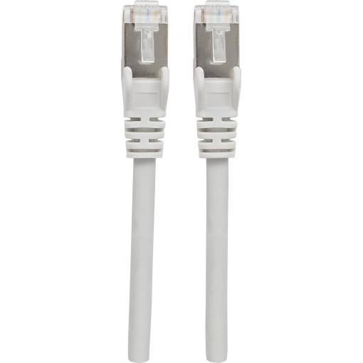 Intellinet 317320 RJ45 síťové kabely, propojovací kabely CAT 6A S/FTP 15.00 m šedá fóliové stínění, stínění pletivem, bez halogenů 1 ks