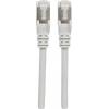 Intellinet 739788 RJ45 síťové kabely, propojovací kabely CAT 6 S/FTP 0.25 m šedá fóliové stínění, stínění pletivem, bez halogenů 1 ks