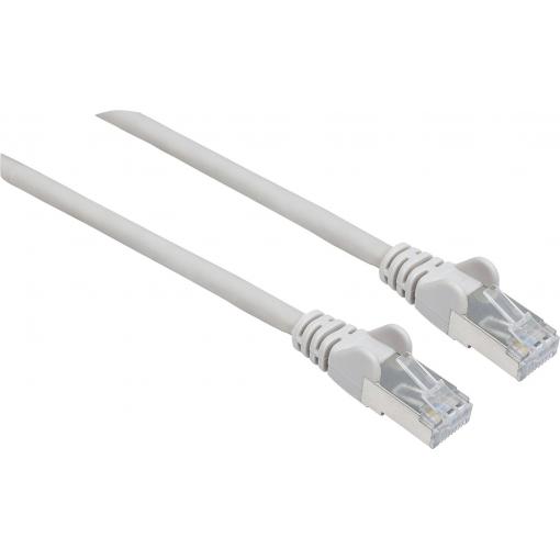 Intellinet 739788 RJ45 síťové kabely, propojovací kabely CAT 6 S/FTP 0.25 m šedá fóliové stínění, stínění pletivem, bez halogenů 1 ks
