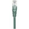 Intellinet 350600 RJ45 síťové kabely, propojovací kabely CAT 6A S/FTP 1.00 m zelená jednoduché stínění, kompletní stínění, bez halogenů 1 ks