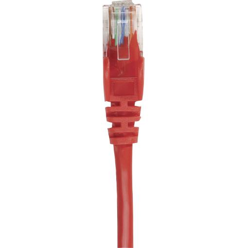 Intellinet 737326 RJ45 síťové kabely, propojovací kabely CAT 5e U/UTP 0.25 m červená 1 ks