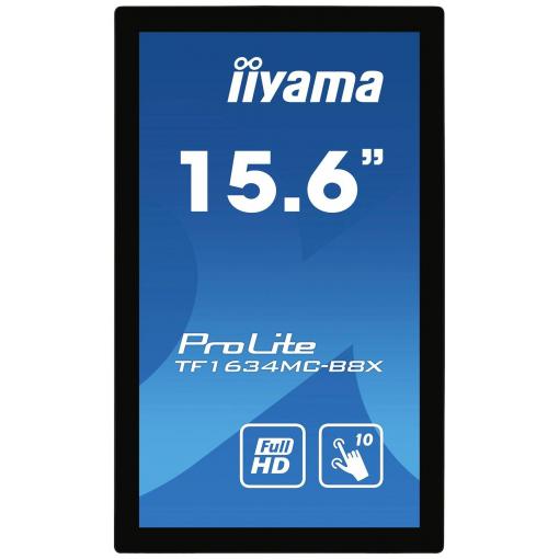 Iiyama ProLite TF1634MC-B8X LED monitor 39.6 cm (15.6 palec)1920 x 1080 Pixel, 16:9, 25 ms, IPS LED