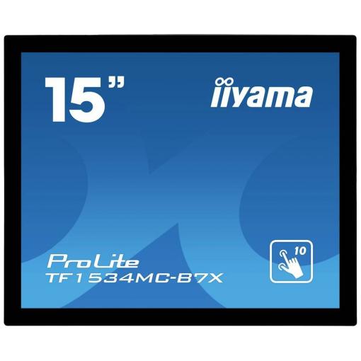Iiyama ProLite TF1534MC-B7X LED monitor 38.1 cm (15 palec)1024 x 768 Pixel, 4:3, 8 ms, TN LED