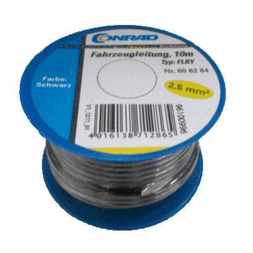 Conrad Components 606284 kabel pro automotive FLRY-B 1 x 2.50 mm² černá 10 m