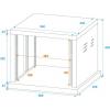 Omnitronic SR-19 19palcový rack 8 U ocel
