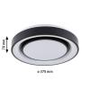 Paulmann 70544 Rainbow LED stropní svítidlo LED LED 11.00 W černá, bílá