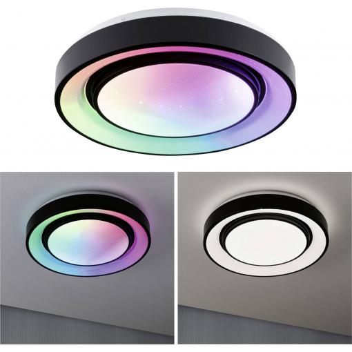 Paulmann 70544 Rainbow LED stropní svítidlo LED LED 11.00 W černá, bílá