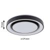 Paulmann 70545 Rainbow LED stropní svítidlo LED LED 19.25 W černá, bílá