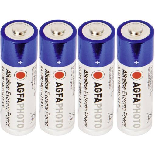 AgfaPhoto Power LR6 tužková baterie AA alkalicko-manganová 1.5 V 4 ks
