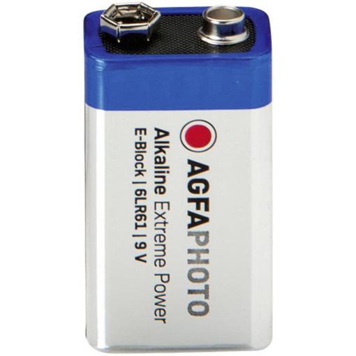 AgfaPhoto 6LR61 baterie 9 V alkalicko-manganová 9 V 1 ks