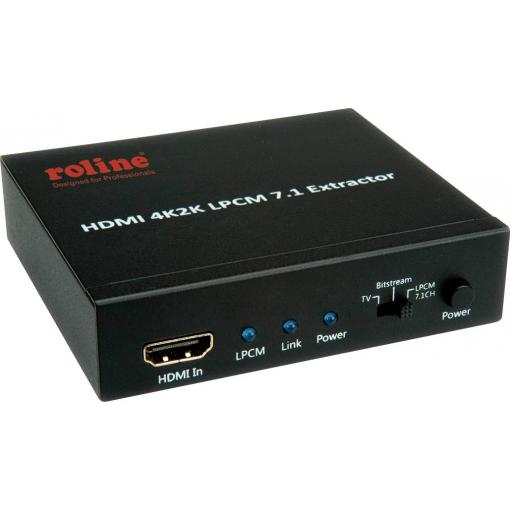 Roline HDMI Extender Set možnost 3D přehrávání, UHD černá